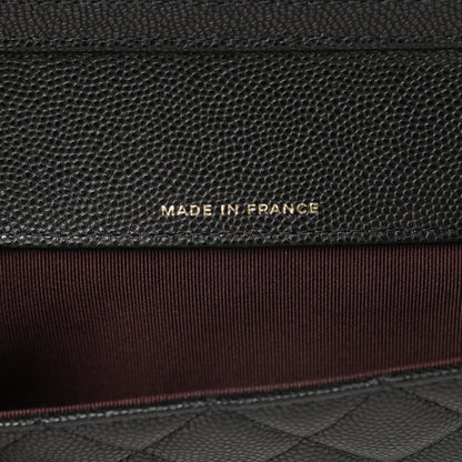 Chanel Caviar Quilted Glasses Case With Chain Black 7 of 12