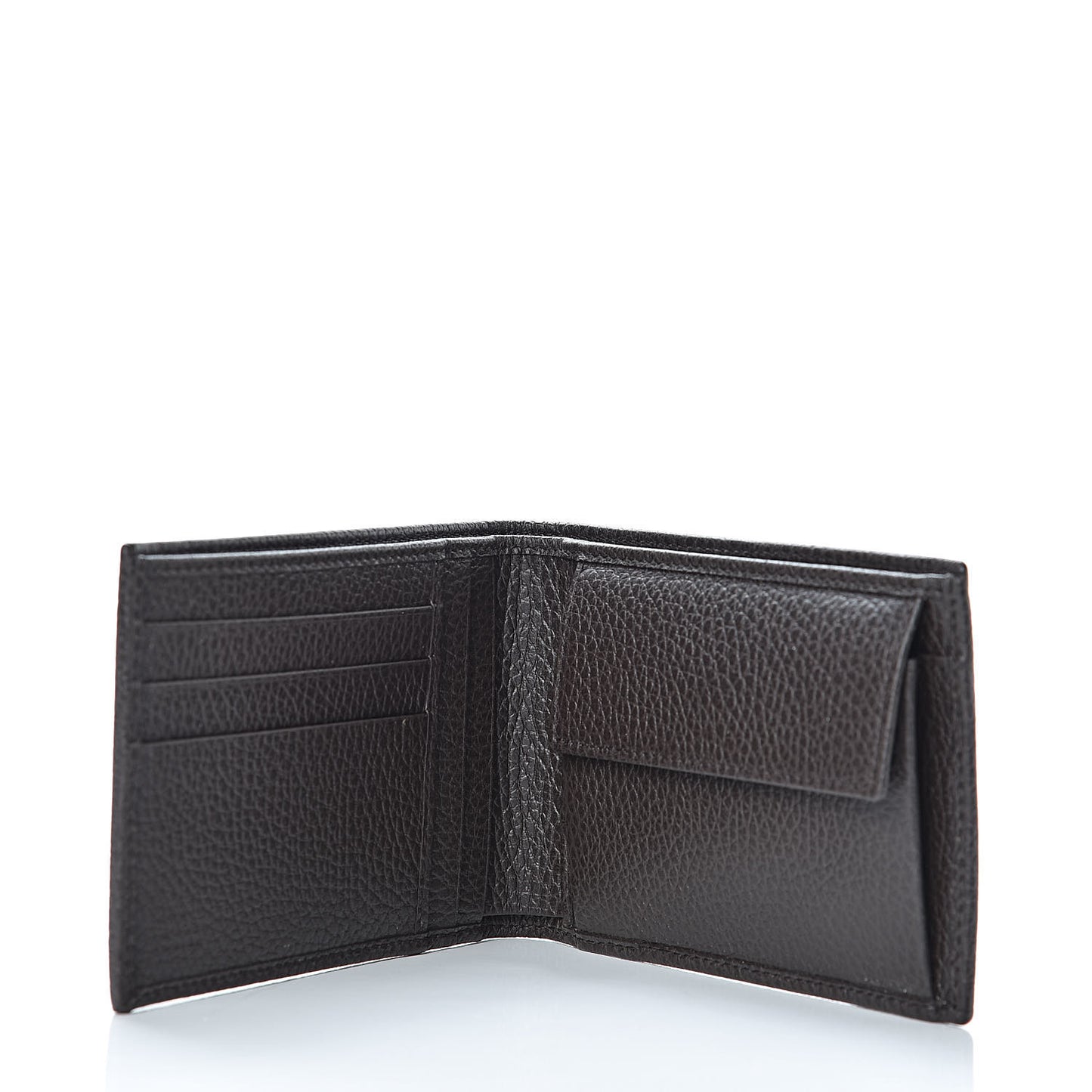 Monogram Bi-Fold Wallet Dark Brown