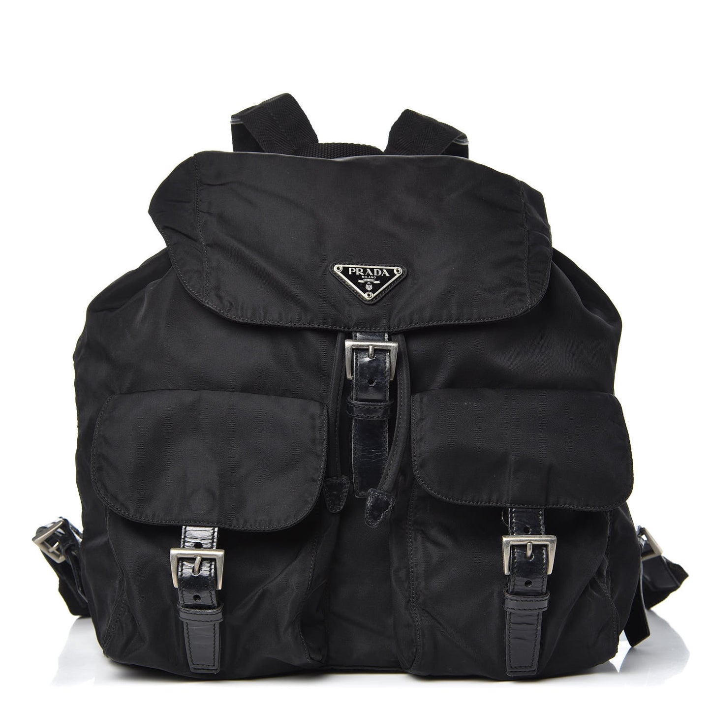 Nylon Vela Medium Backpack Black