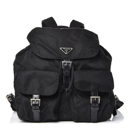 Prada Nylon Vela Medium Backpack Black 1 of 11