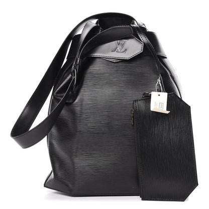 Louis Vuitton Epi Sac D'Epaule GM Black 1 of 10