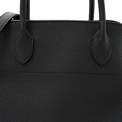 The Row Matte Grained Calfskin Soft Margaux 12 Black 7 of 9