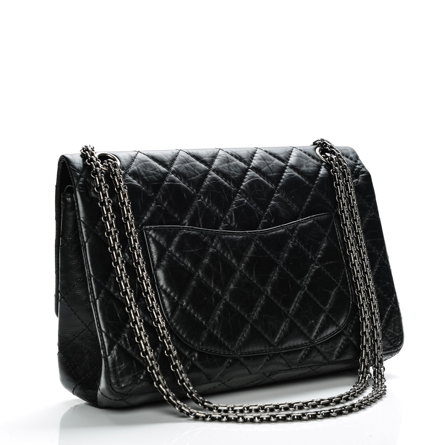 Chanel Aged Calfskin Quilted 2.55 Reissue 226 Flap Black 3 of 8