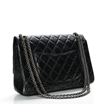 Chanel Aged Calfskin Quilted 2.55 Reissue 226 Flap Black 3 of 8