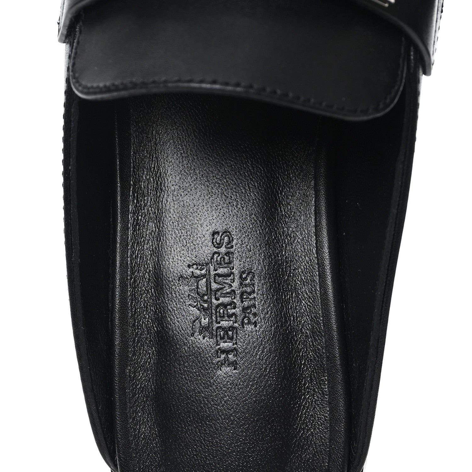 Hermes Calfskin Iota Mules 35 Black 8 of 10