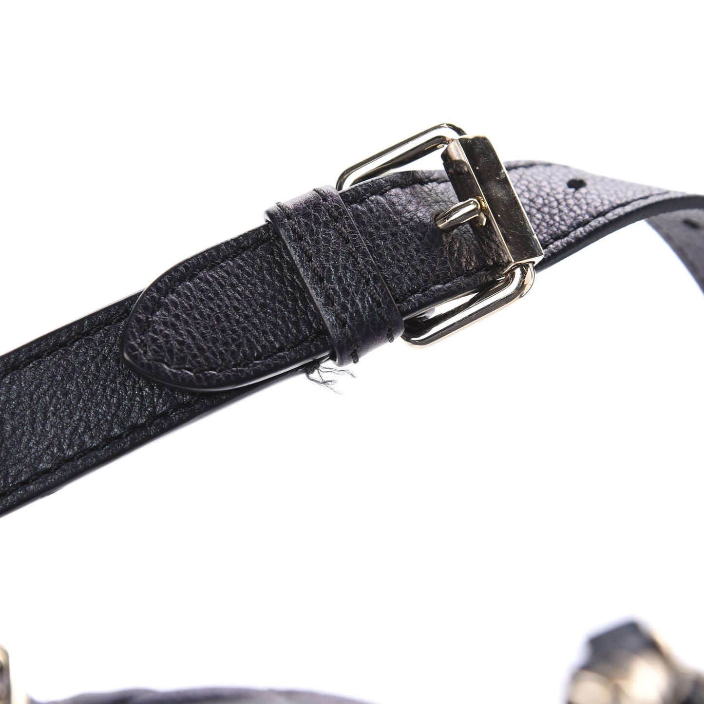 Iridescent Calfskin Quilted All About Waist Belt Bag Black