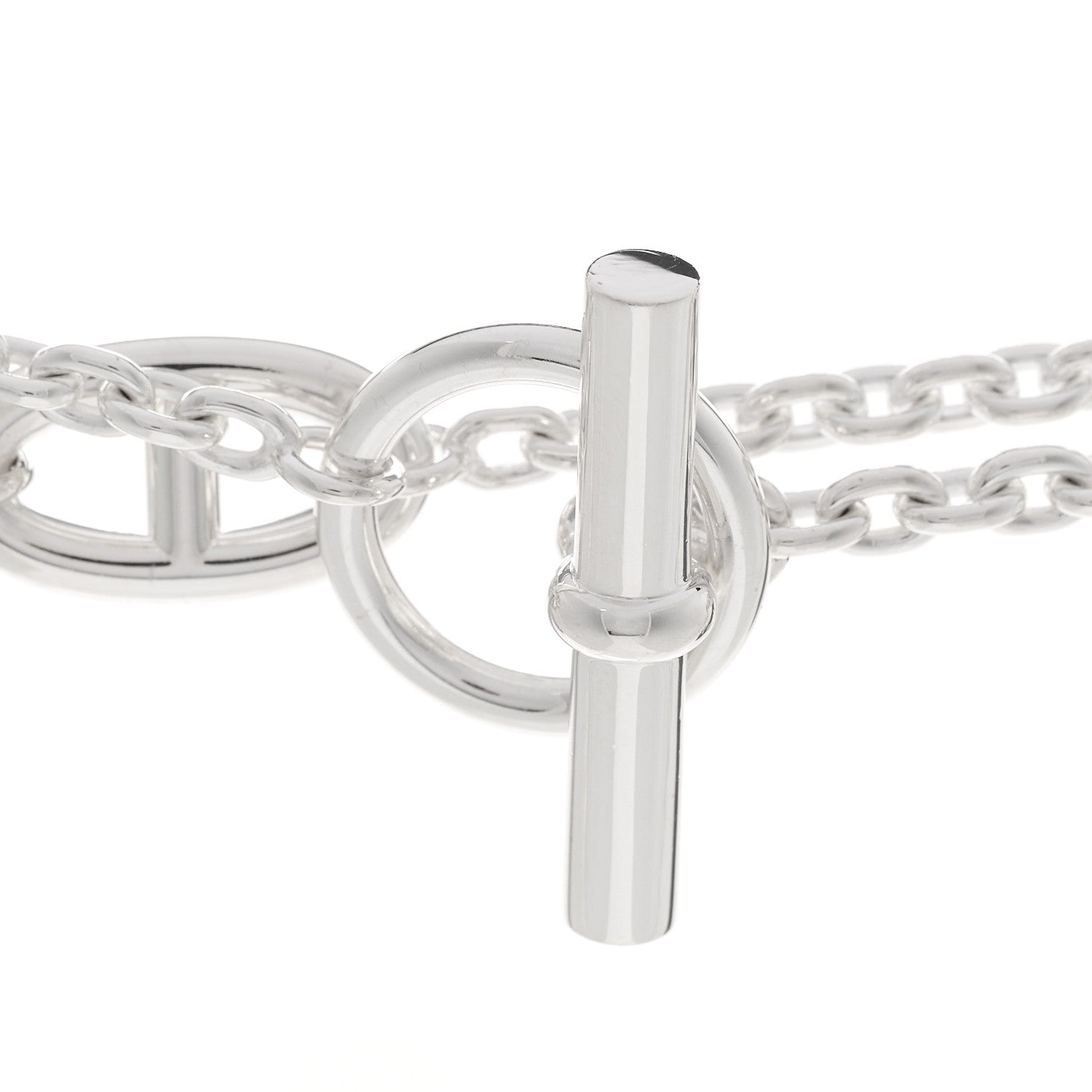 Hermes Sterling Silver Farandole Necklace 120 4 of 6