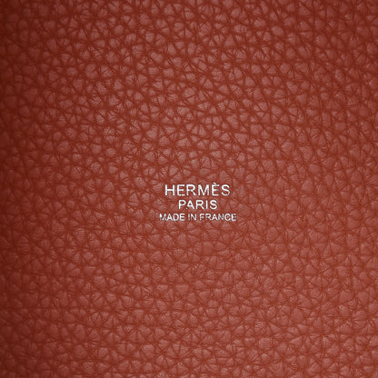 Hermes Taurillon Clemence Picotin Lock 26 GM Rose Thè 6 of 7