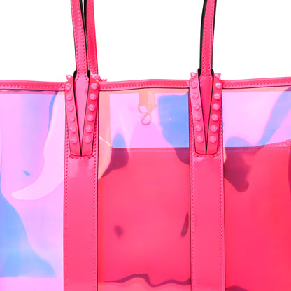 Christian Louboutin PVC Spikes East West Cabata Tote Pink 9 of 12