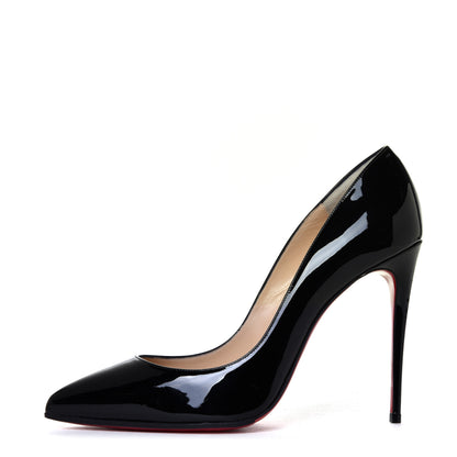 Christian Louboutin Patent Pigalle Follies 100 Pumps 39.5 Black 1 of 12