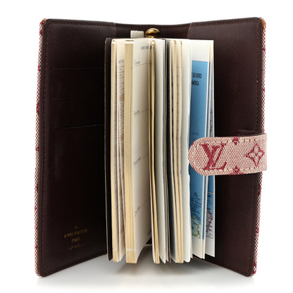 Louis Vuitton Mini Lin Small Ring Agenda Cover Cherry 6 of 10