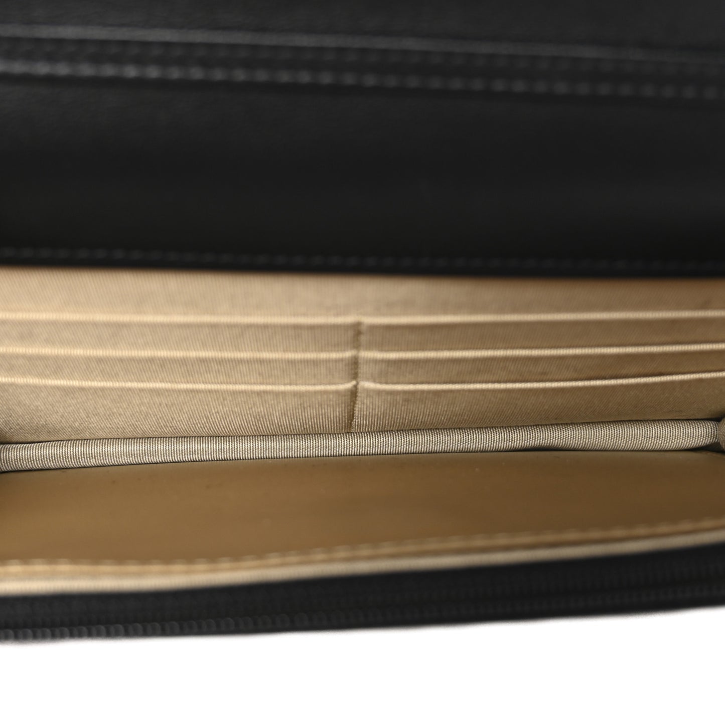 Lambskin Quilted CC Pearl Crush Wallet on Chain WOC Black