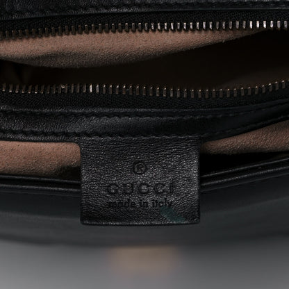 Gucci Calfskin Matelasse Large GG Marmont Shoulder Bag Black 6 of 15