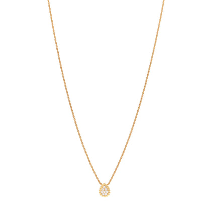 Boucheron 18K Yellow Gold Diamond XS Serpent Boheme Necklace 1 of 5