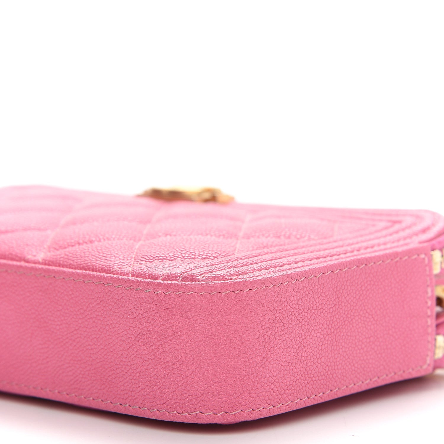 Chanel Caviar Quilted Small Boy Clutch With Chain Pink 10 of 14