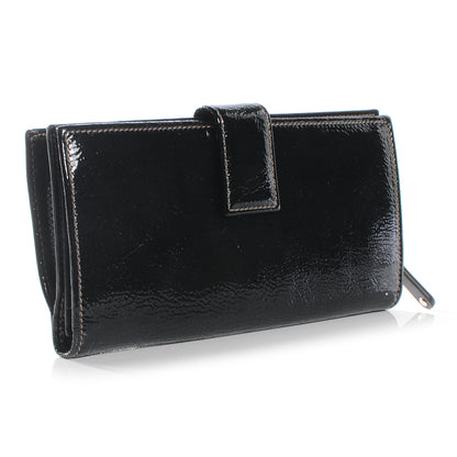Gucci Patent Leather Blondie Continental Wallet Black 3 of 7