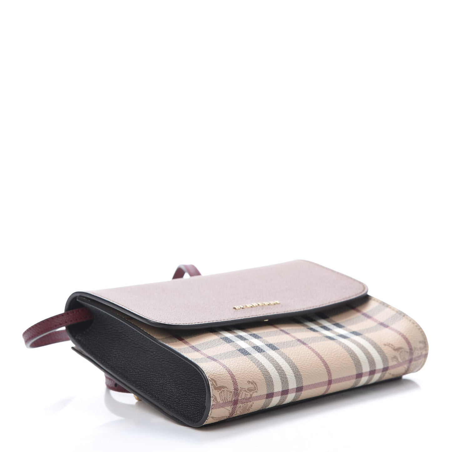 Haymarket Check Small Loxley Crossbody Bright Toffee