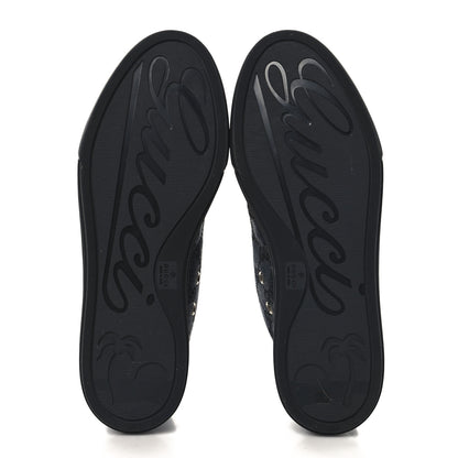 Gucci Monogram High Top Sneakers 39 Black 6 of 10