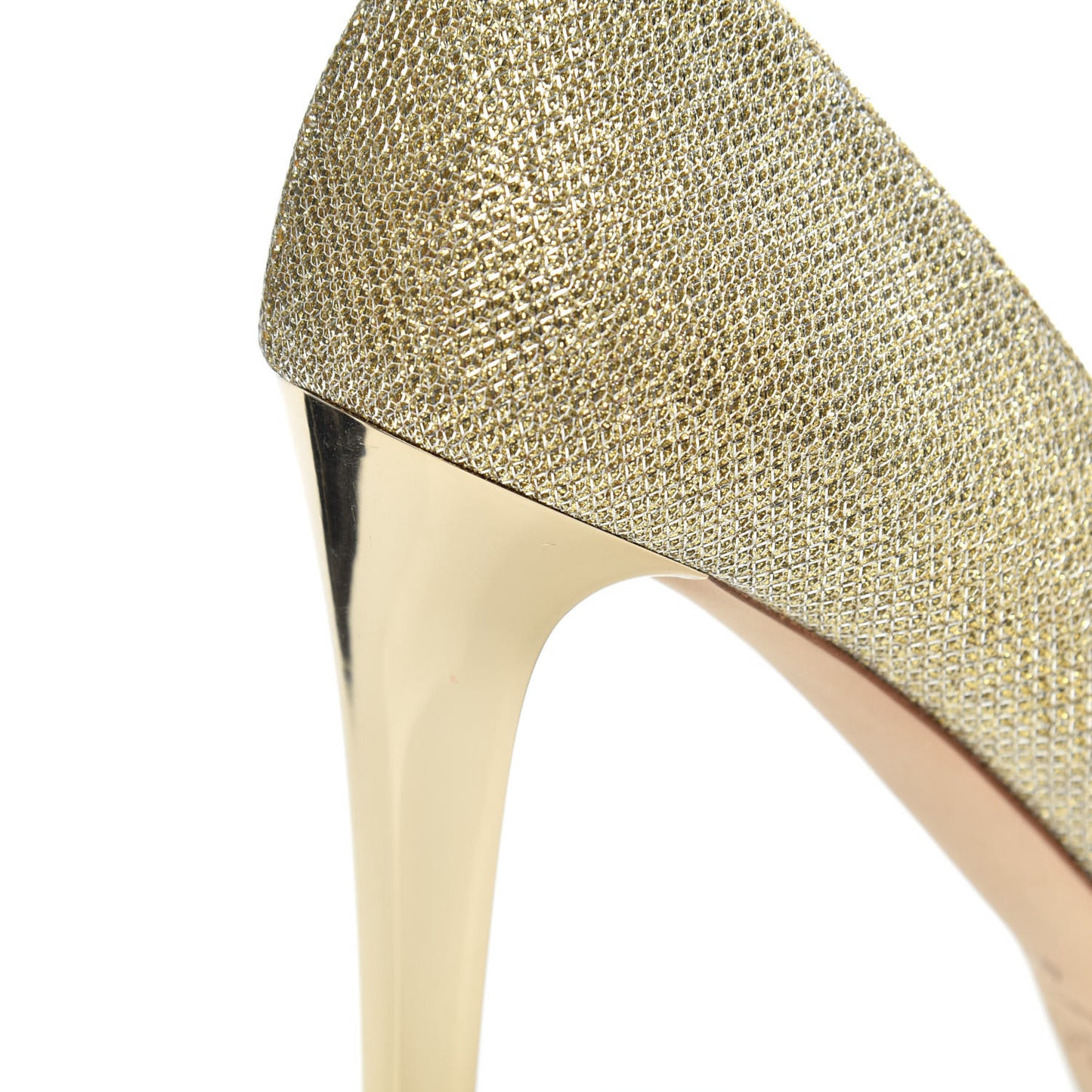 Lame Glitter Dahlia Pumps 40 Gold