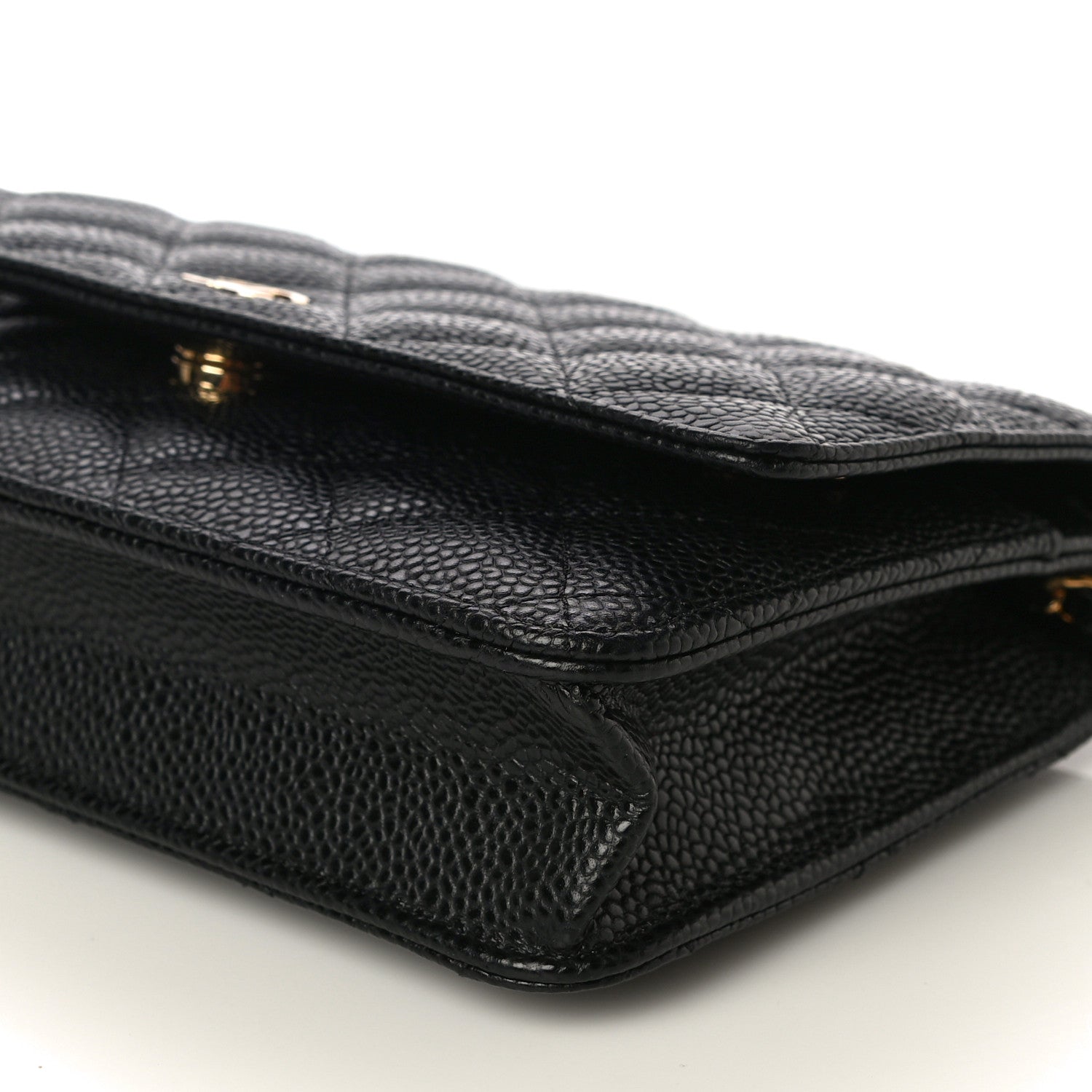 Chanel Caviar Quilted Wallet On Chain WOC Black 11 of 12