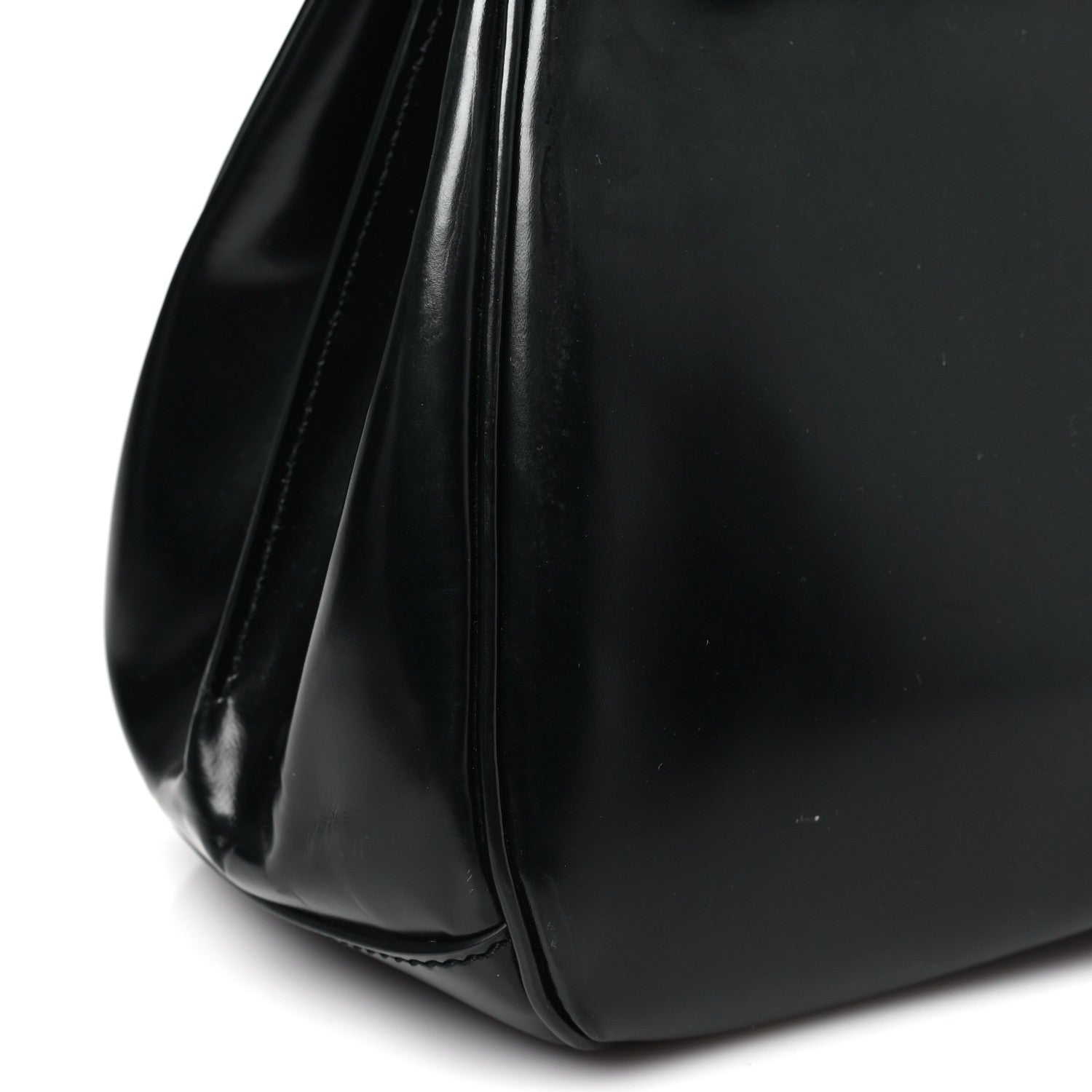 Gucci Regent Calfskin Bamboo Medium Lady Lock Top Handle Bag Black 11 of 15