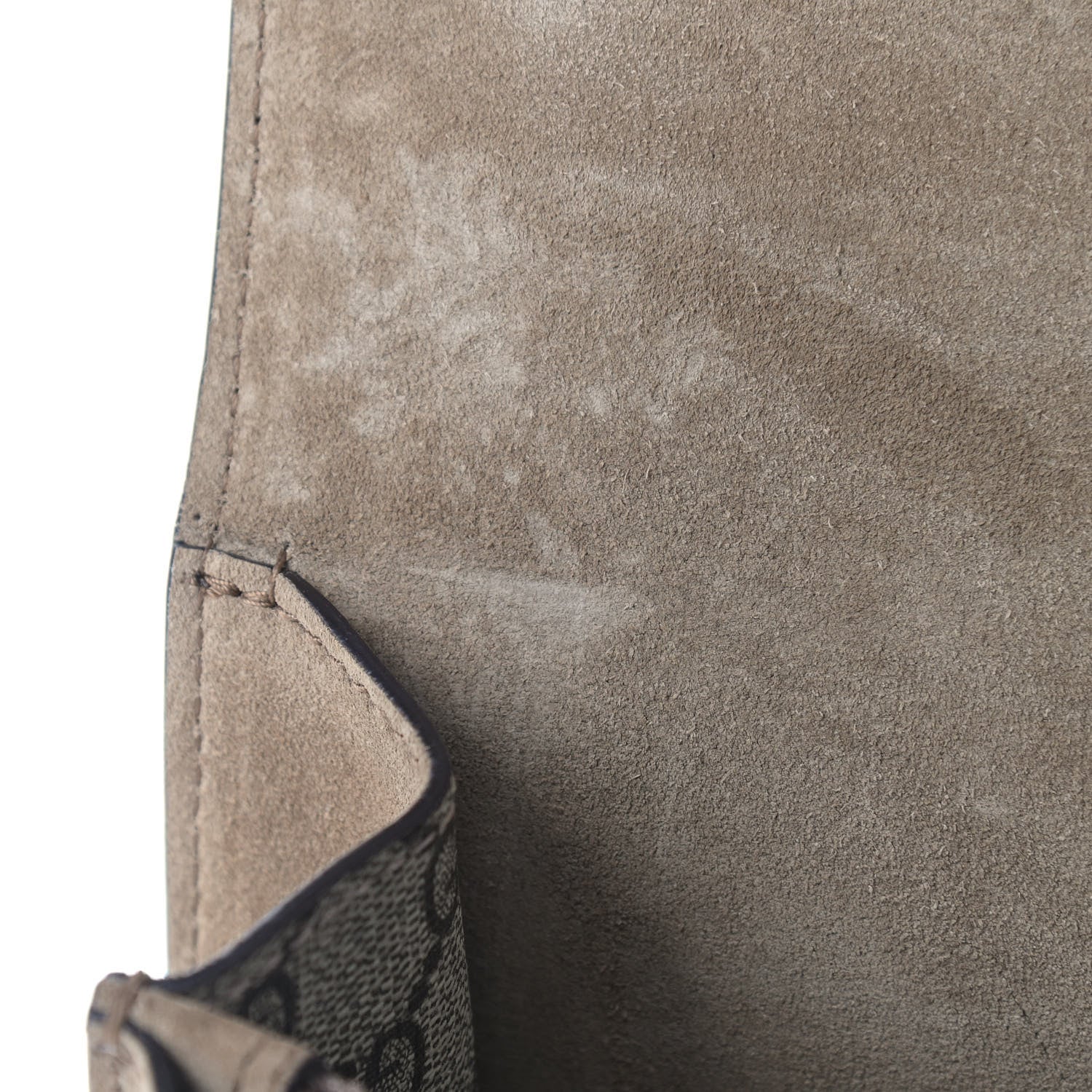 Gucci GG Supreme Monogram Medium Dionysus Shoulder Bag Taupe 11 of 15