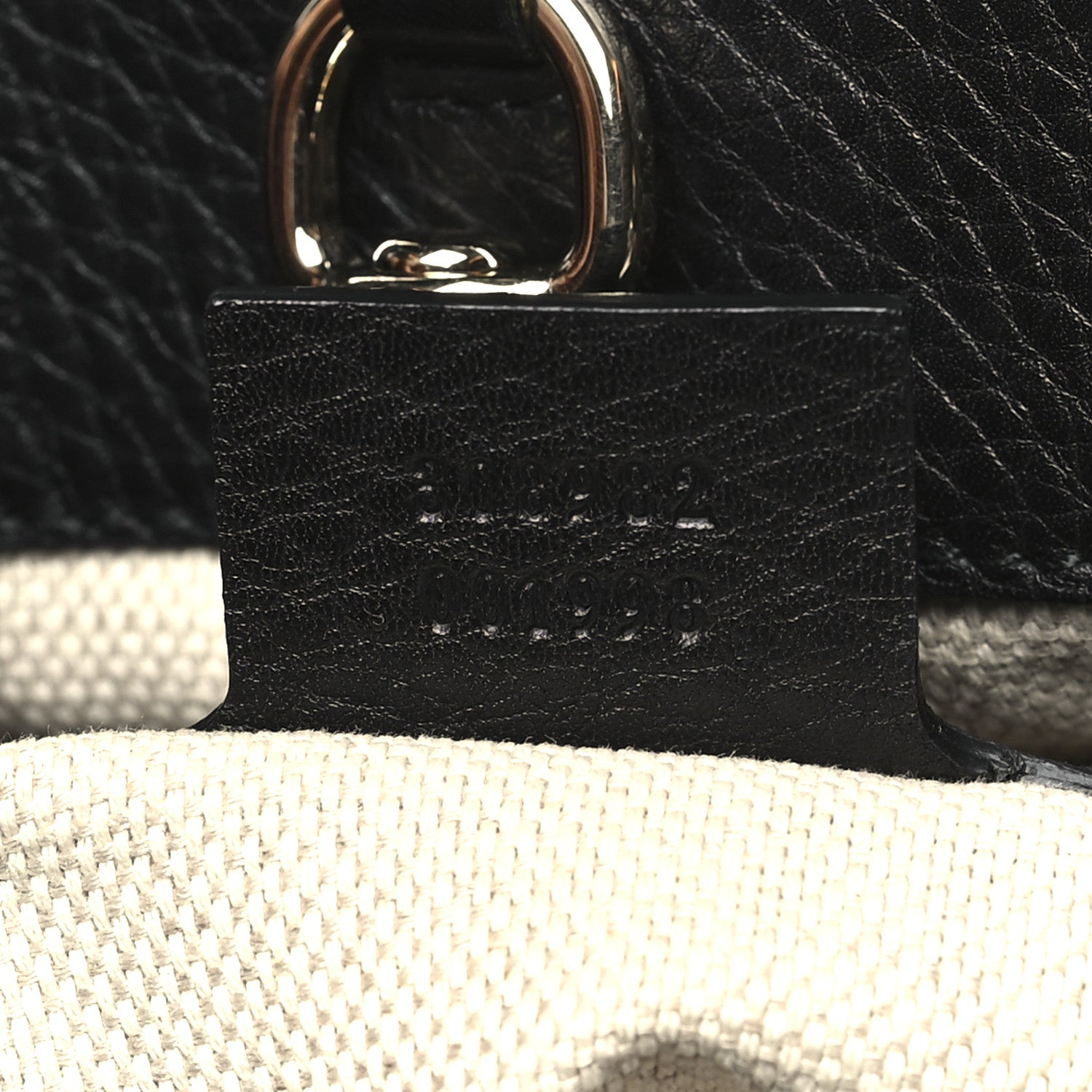 Gucci Pebbled Calfskin Medium Soho Chain Shoulder Bag Black 7 of 11