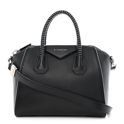 Givenchy Shiny Lord Calfskin Studded Small Antigona Black 1 of 11