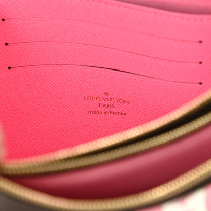 Louis Vuitton Monogram 2019 Christmas Animation Double Zip Pochette 6 of 10
