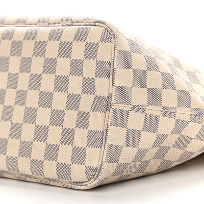 Louis Vuitton Damier Azur Neo Neverfull MM Rose Ballerine 10 of 12