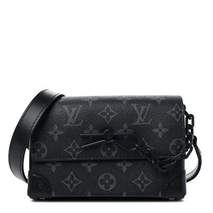 Louis Vuitton Monogram Eclipse Steamer Wearable Wallet 1 of 10