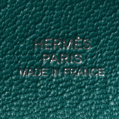 Hermes Chevre Mysore Bastia Coin Purse Vert Bosphore 6 of 8