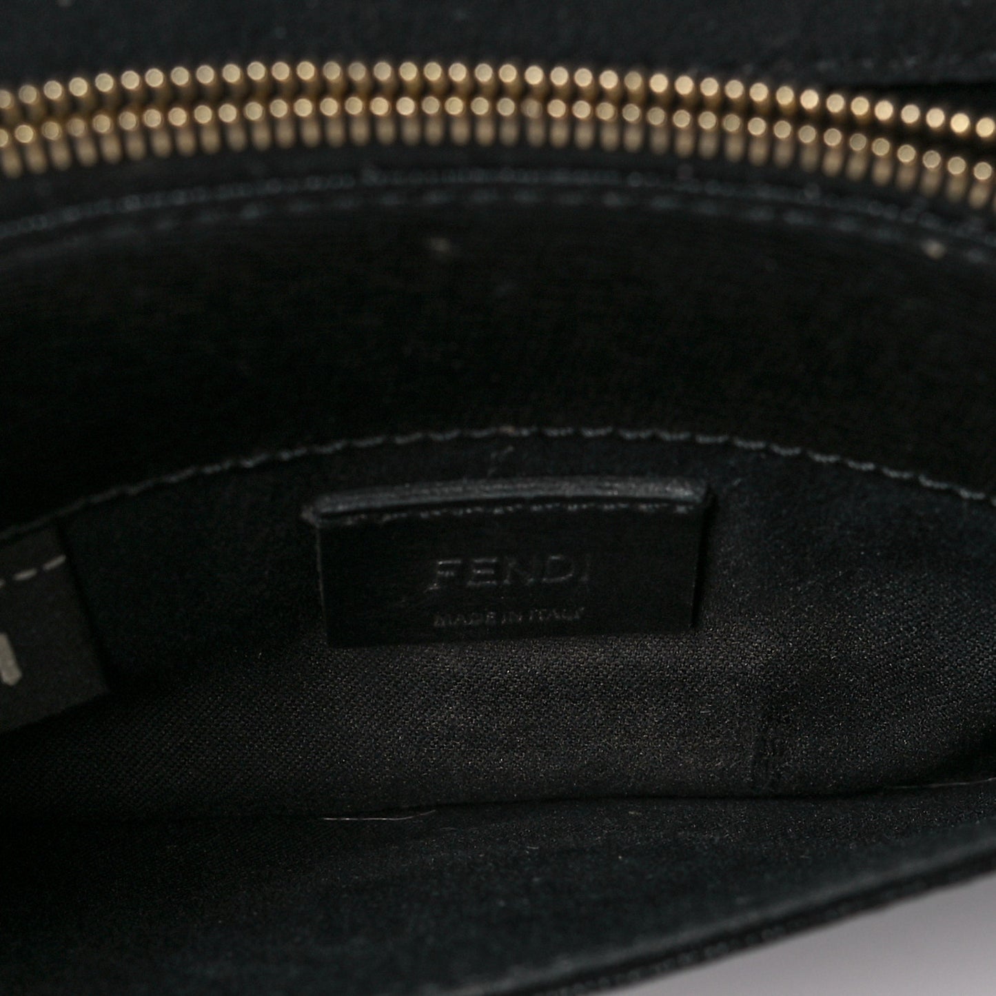Vitello Elite Studded Tube Wallet on Chain Black