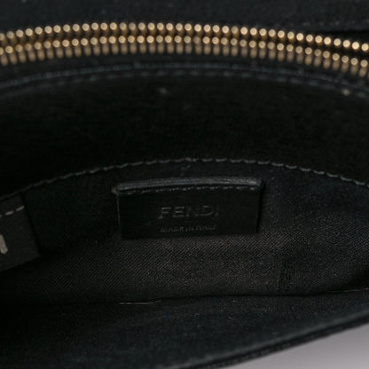 Fendi Vitello Elite Studded Tube Wallet on Chain Black 5 of 7