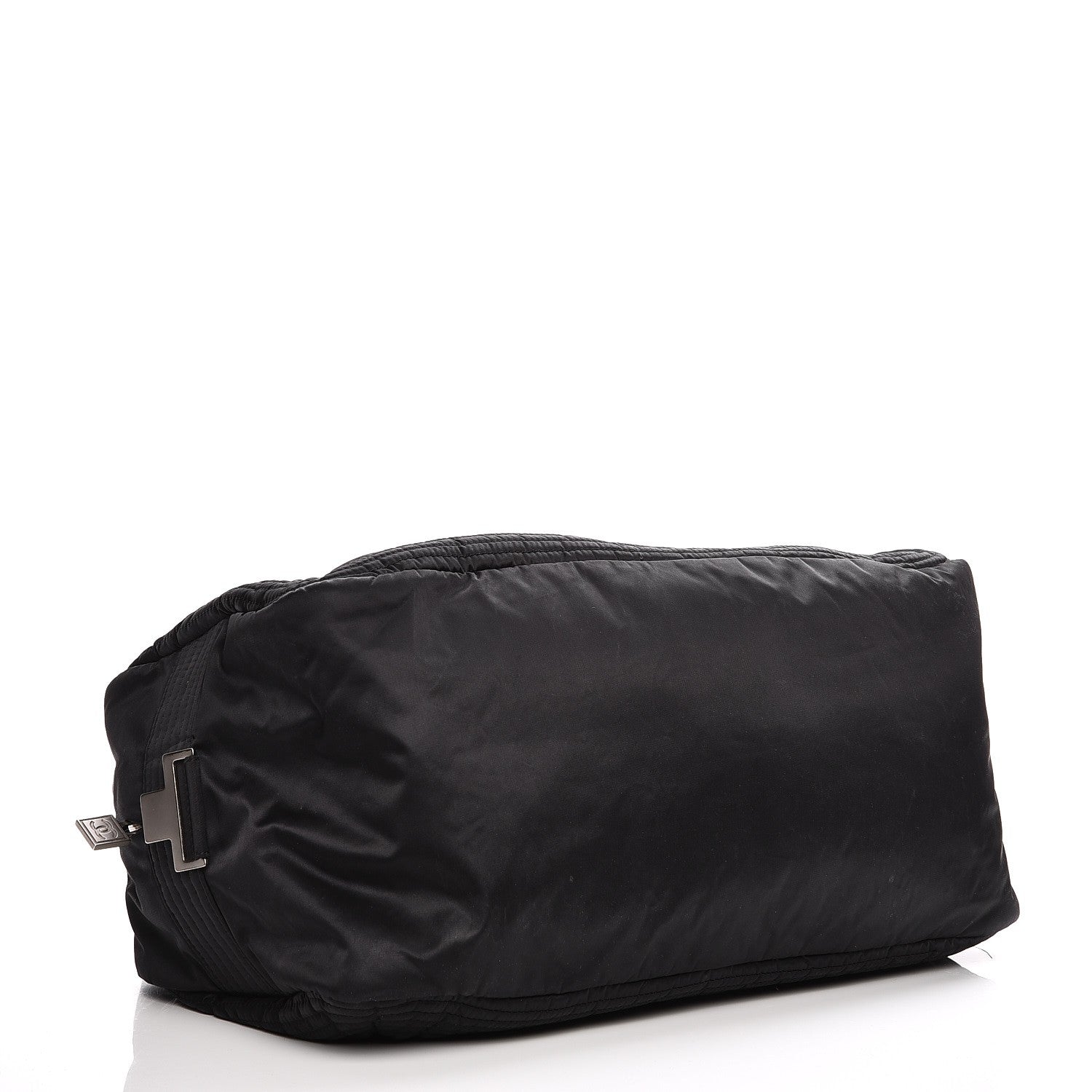 Chanel Nylon Quilted Ski Sport Shoulder Bag Black 4 of 10