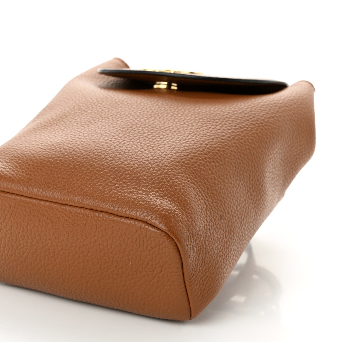 Grained Calfskin Mini Gancini Backpack Brown