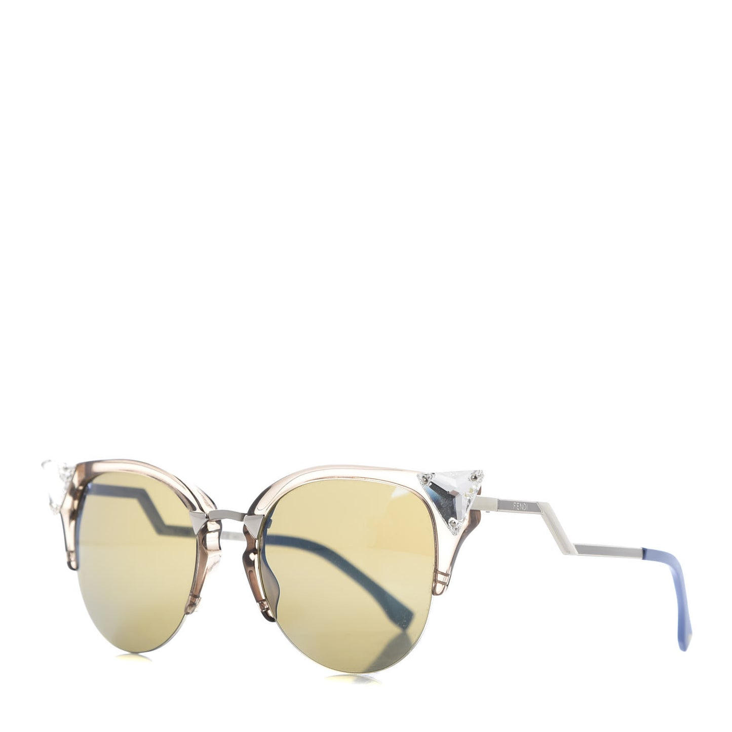 Iridia Cat Eye Sunglasses FF 0041/S Blue Crystal