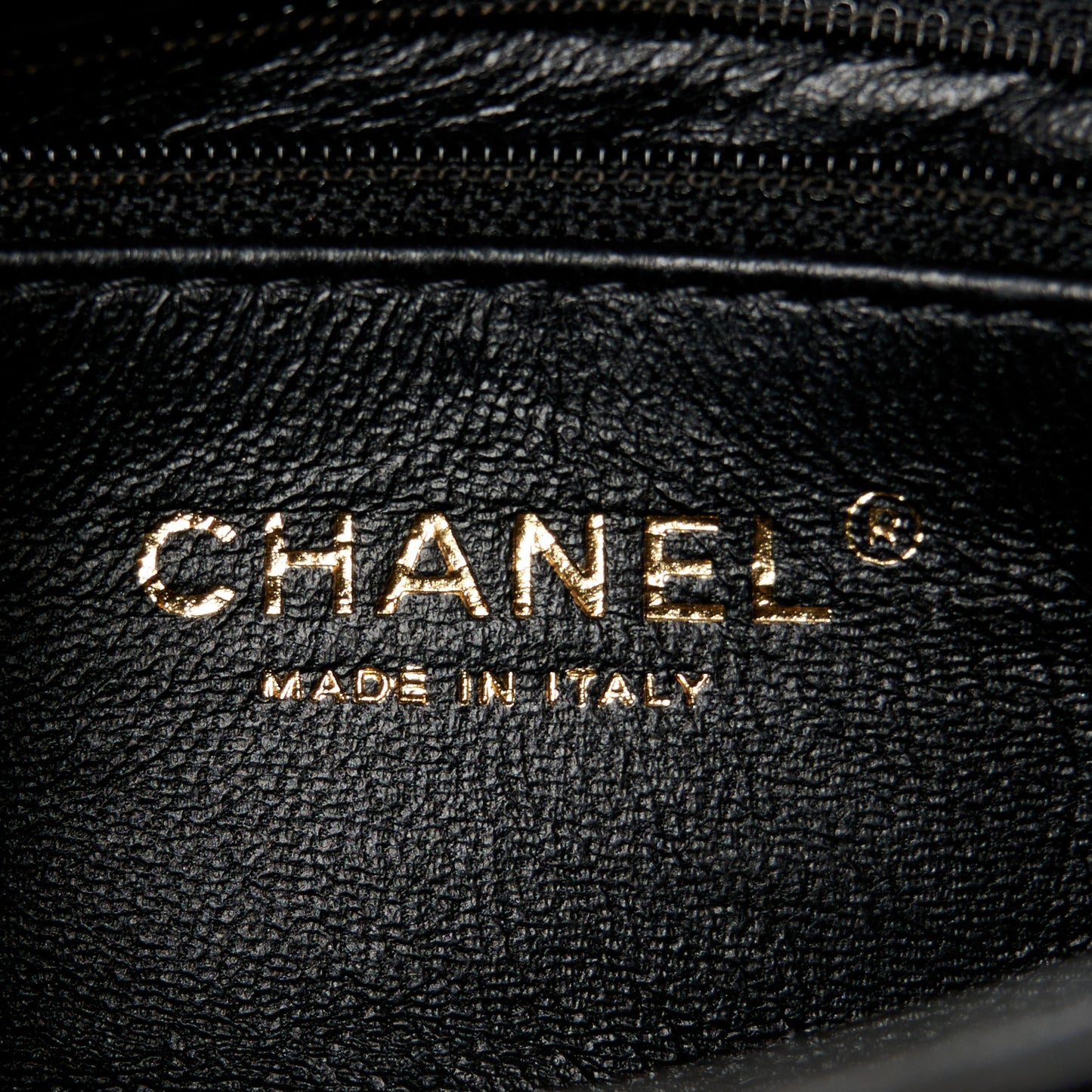 Shiny Lambskin Quilted Mini Coco Trip Flap Bag Black