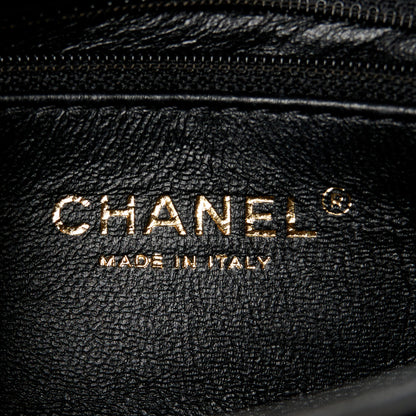 Chanel Shiny Lambskin Quilted Mini Coco Trip Flap Bag Black 10 of 19