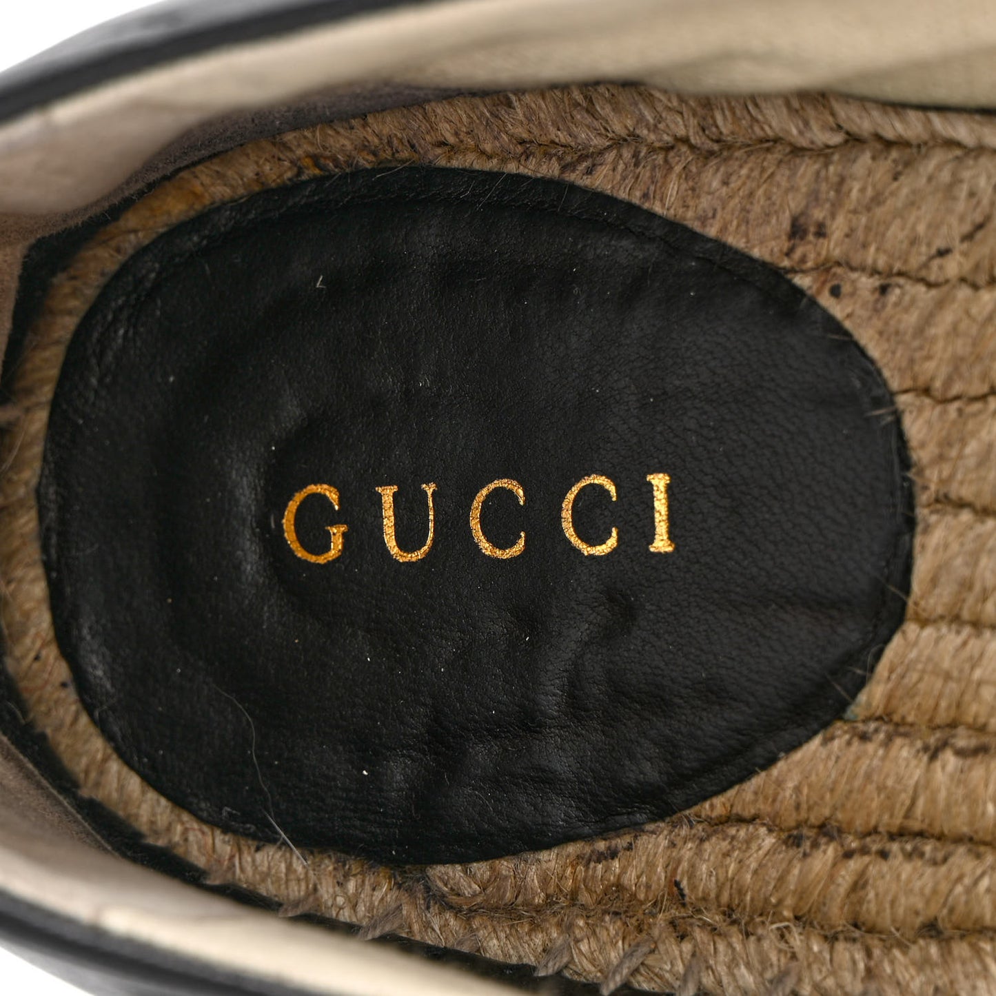 Nappa Matelasse GG Marmont Espadrilles 41 Black
