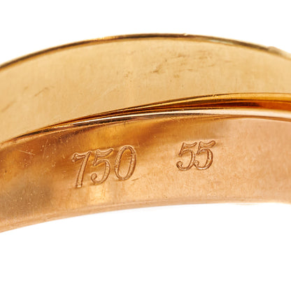 Cartier 18K Pink Yellow White Gold Classic Les Must De Cartier Trinity Ring 55 7.25 12 of 13