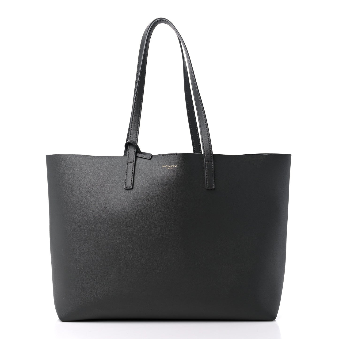 Calfskin Large Shopping Tote Pebble