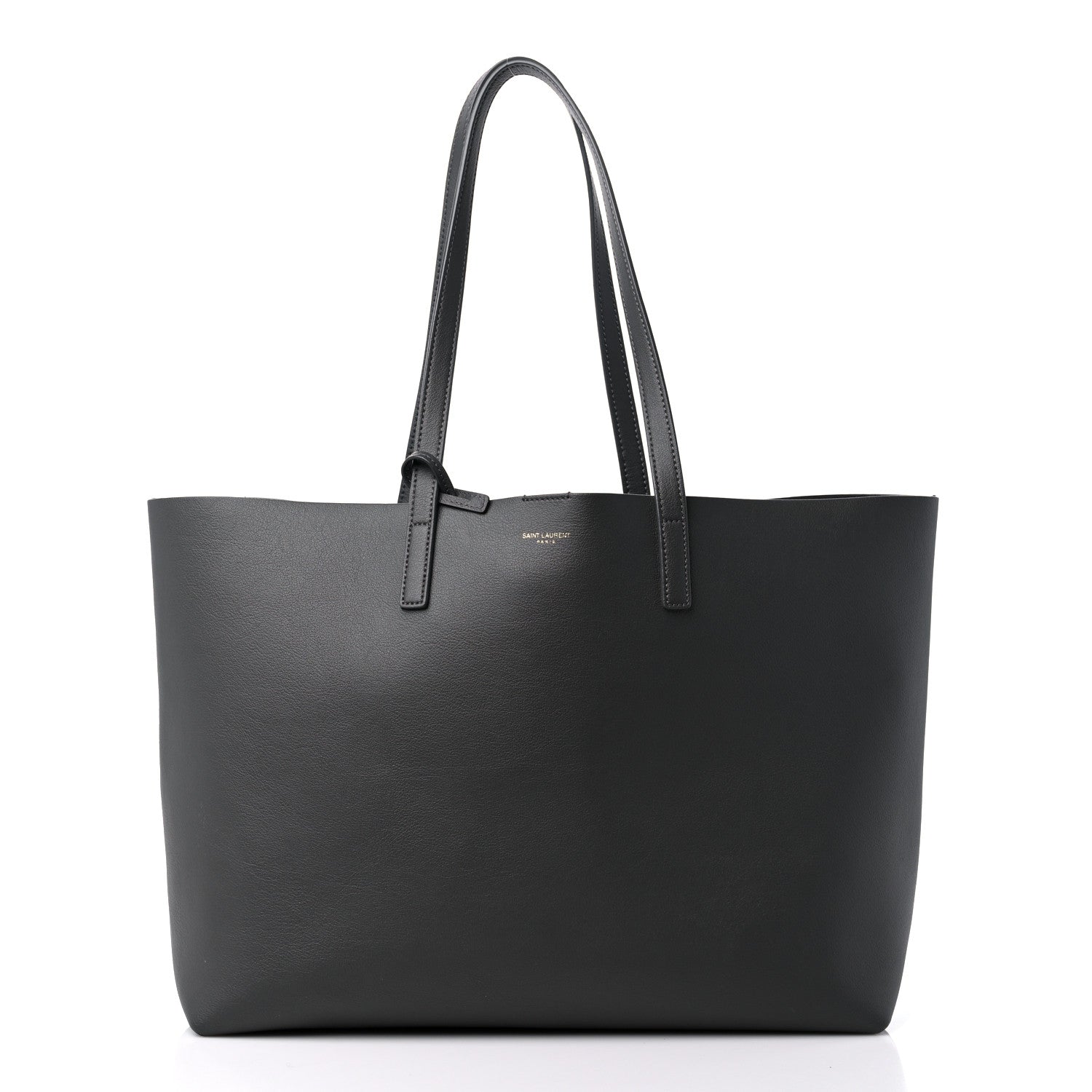 Saint Laurent Calfskin Large Shopping Tote Pebble 3 of 13