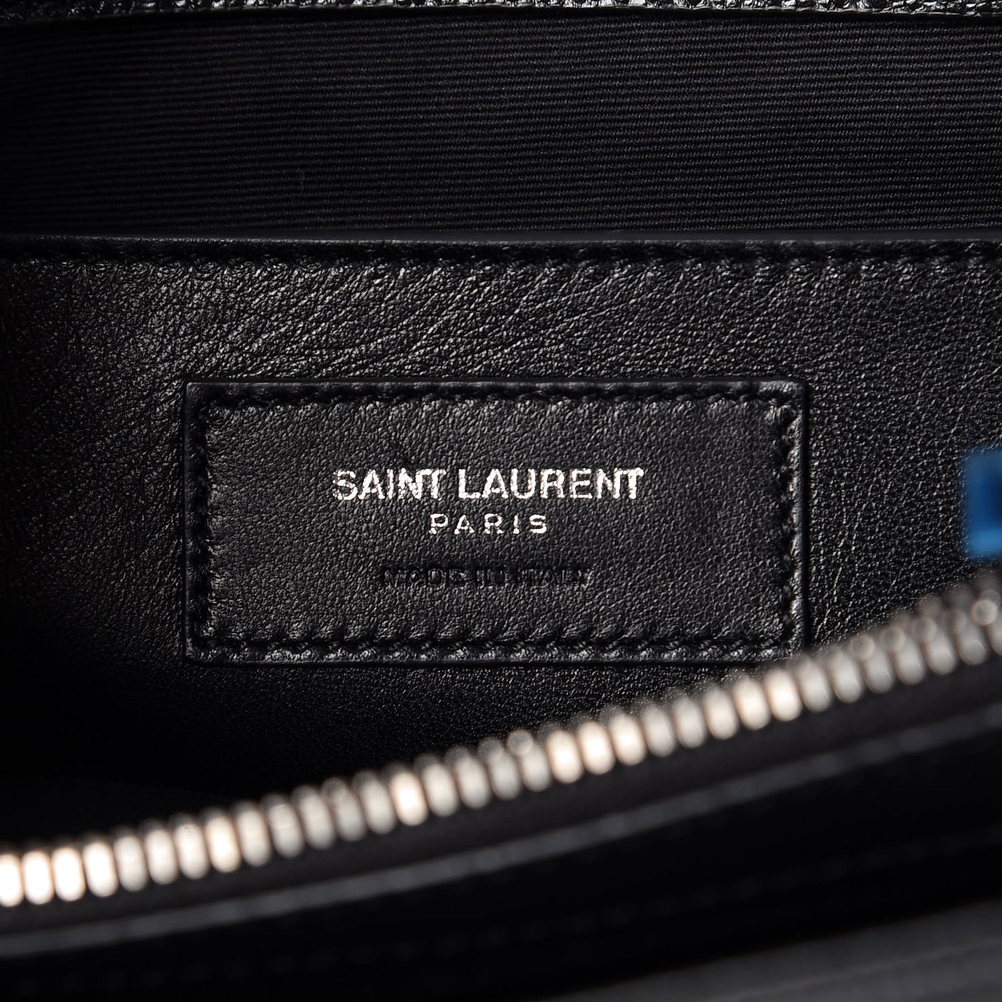 Grain De Poudre Medium West Hollywood Monogram Fold-Over Black
