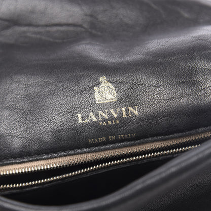 Lanvin Lambskin Quilted Medium Happy Shoulder Bag Black 6 of 9