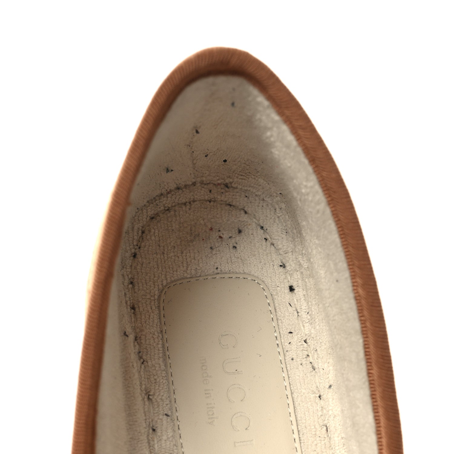 Gucci GG Monogram Womens Fria Horsebit Loafers 35 Beige Ruggine 9 of 10
