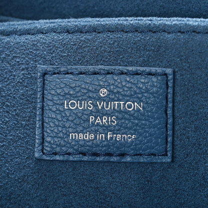 Louis Vuitton Soft Calfskin My Lockme Top Handle Blue Jean Crème 6 of 8