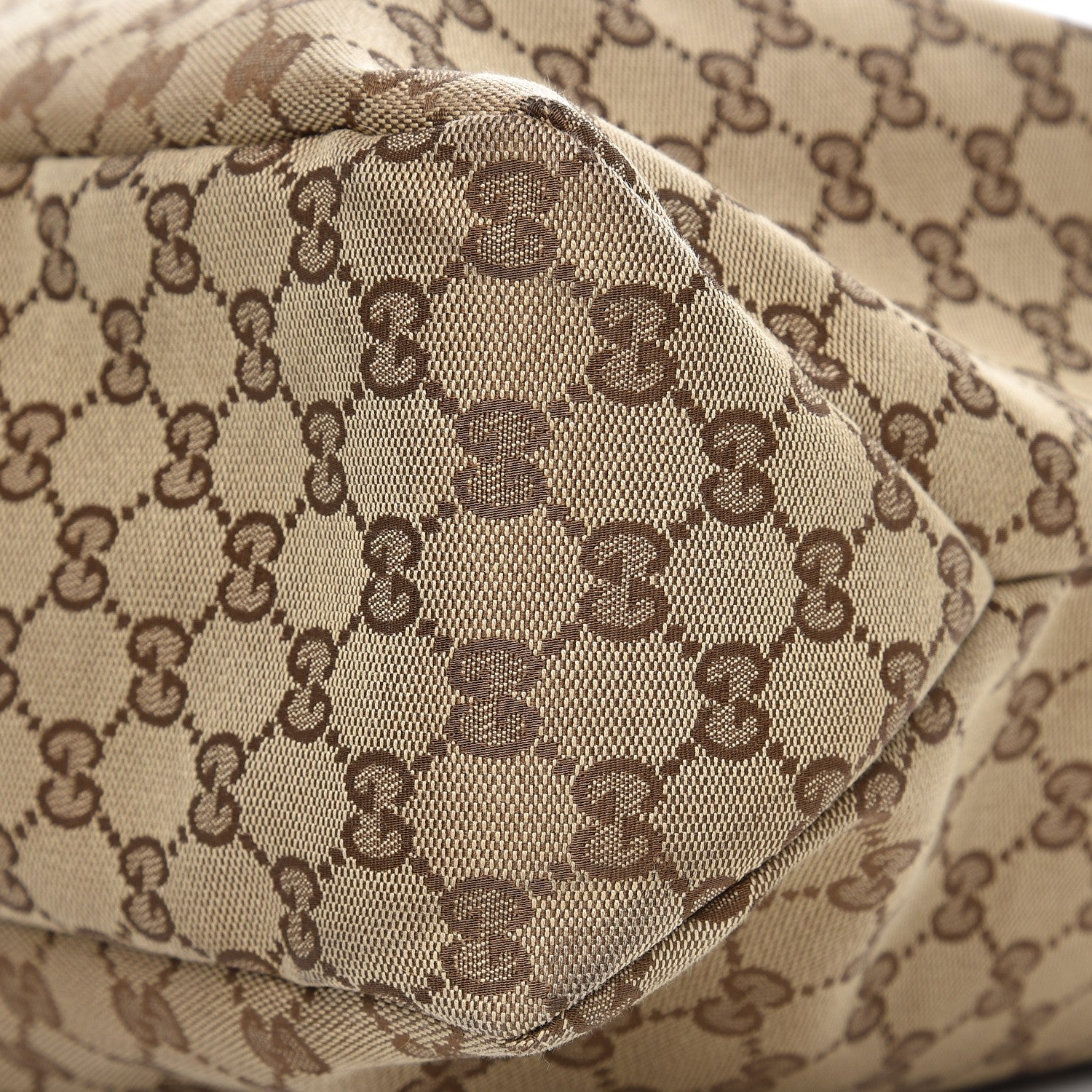 Gucci Monogram Large Horsebit Chain Hobo Dark Brown 9 of 9