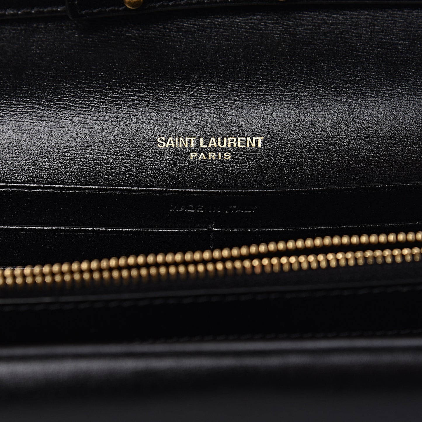 Smooth Calfskin Monogram Sulpice Chain Wallet Black