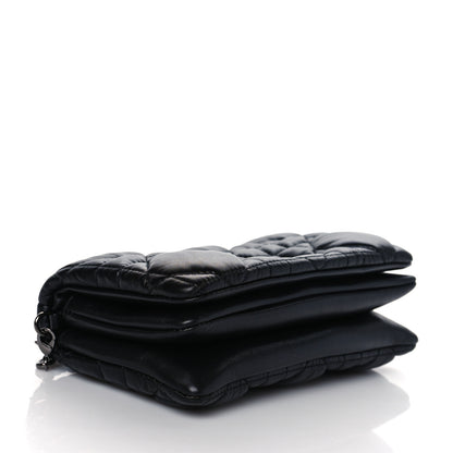 Christian Dior Calfskin Macrocannage Mini Caro Bag Black 4 of 9